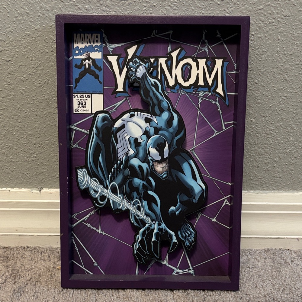 Marvel Venom Wall Art - Purple and Black